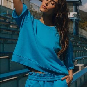 Daily Drills Cropped Sleeve Crew Tide